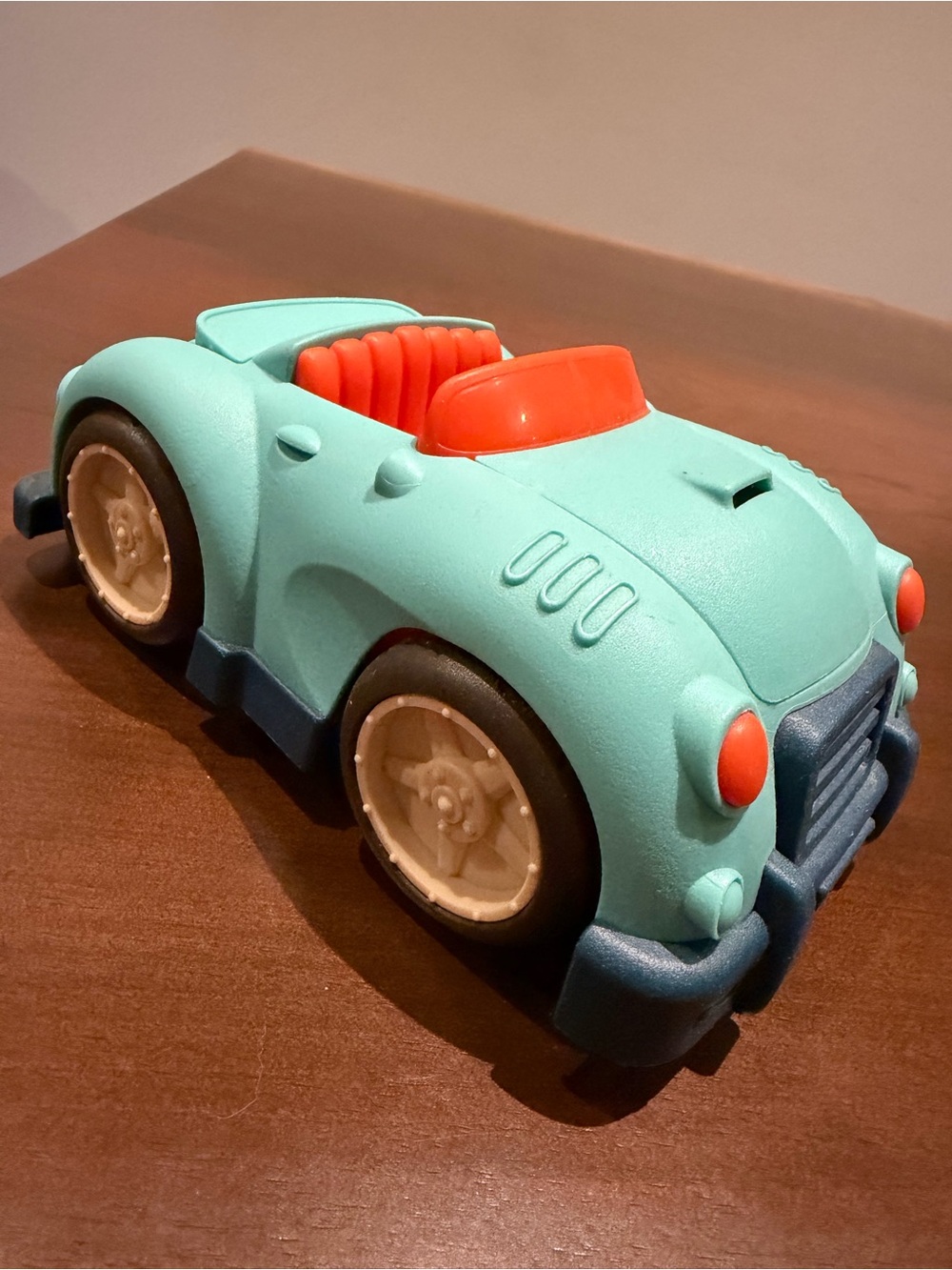 Battat Wonder Wheels Roadster 10" Sporty Classic Toy Car Blue & Orange